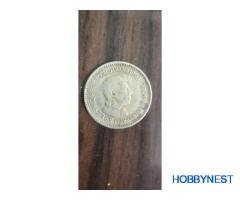 Jawahar Lal Nehru one Rupiya coin