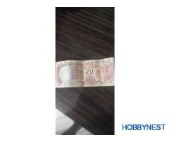 Old Twenty Rupees Note