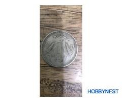 Antique and Rare  1976 One Rupees dabbu Coin
