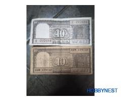 10 ₹ NOTES OLD