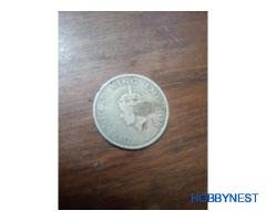 1947 half rupees rupees v1 king emperor