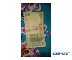old 5 rupees note