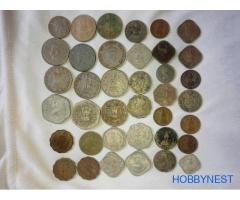 Vintage Republic of India & British India Coin Collection Lot (1947 - 1980s) - 38 Coins. - Image 2
