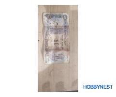 Old Fifty Rupees Note